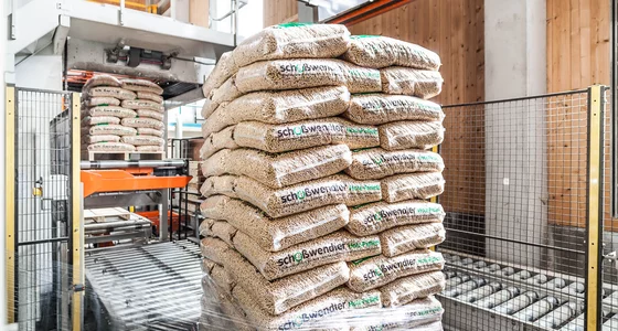 Pellets mit bestem Brennwert